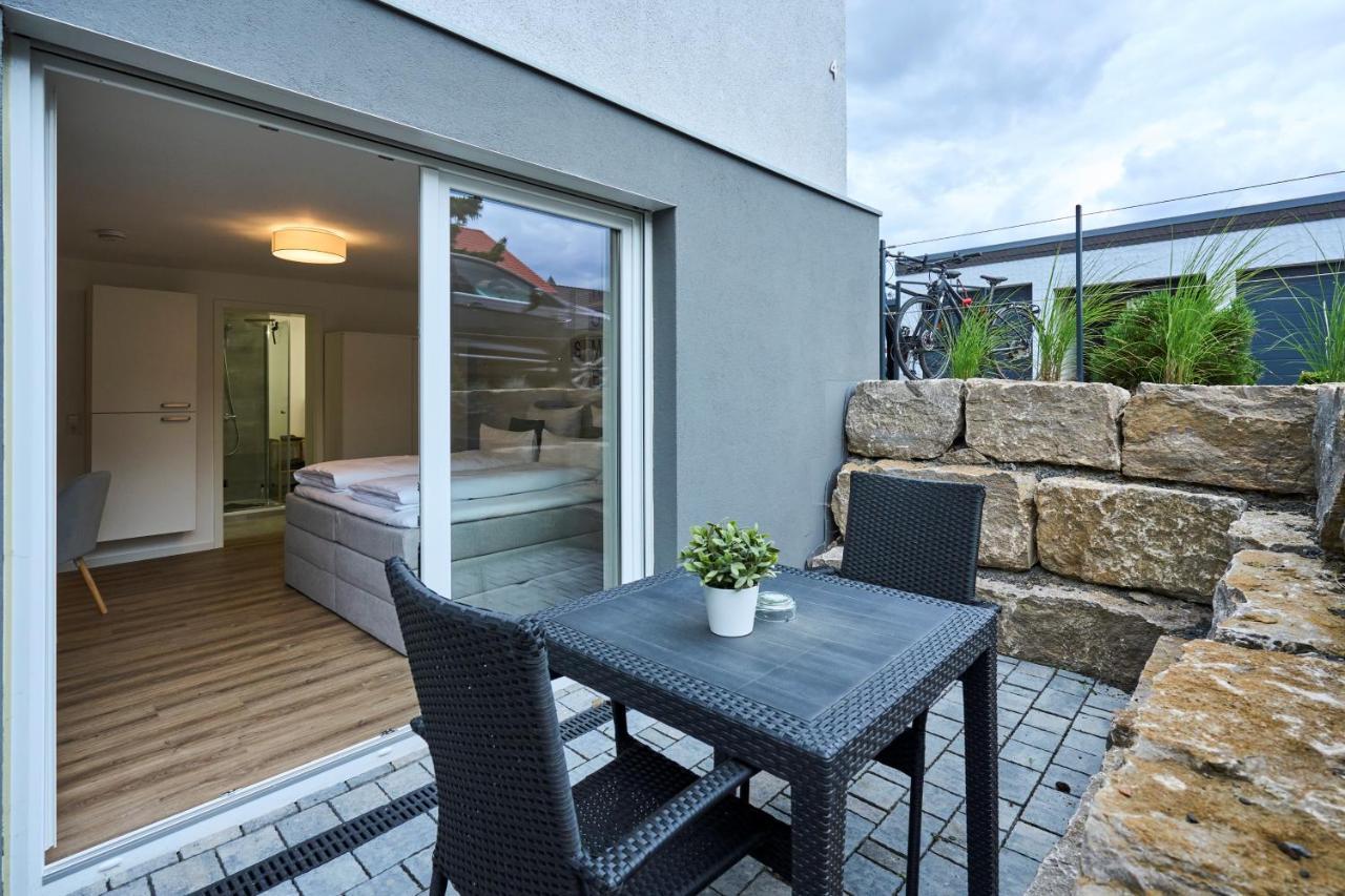 Modernes Apartment *Liobablick Nr. 5* - FeWo in Fulda/Petersberg Petersberg  Exterior foto
